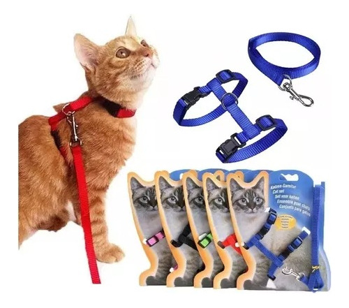 Pretal Correa Ajustable Para Gatos Y Perros Pequeños