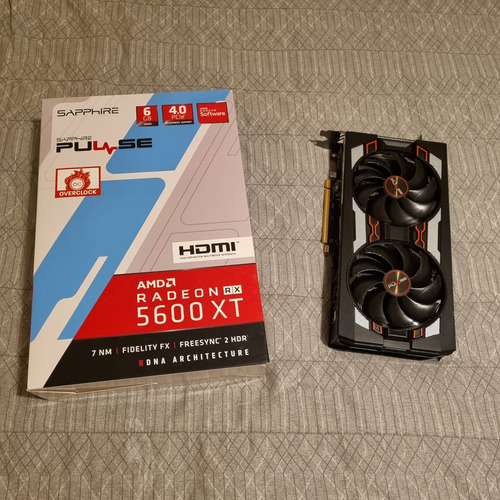 Placa De Vídeo Rx5600xt Sapphire 