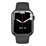Smartwatch Iwo W28 W28 Pro 195mm Caixa 45mm  Preta, Pulseira  Preta