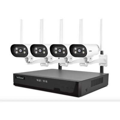 Kit Cámaras Seguridad Sricam 8 Canales 4 Cámaras IP 2MP Visión Nocturna WiFi | Envío gratis