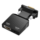 Convertidor Negro Hw-2217 Vga A Hdmi