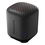Philips Mini Bluetooth Speaker, Outdoor Wireless Portable Sm Color Black 110v