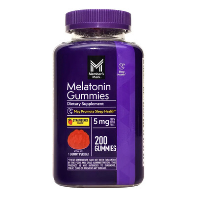 Member´s Mark Gomitas De Melatonina 5 Mg Con 200 Gomitas Sabor Fresa | MercadoLibre