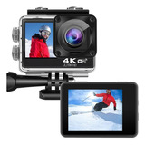 Cámara De Vídeo Deportiva Sumergible 4k Full Hd Con Wifi 