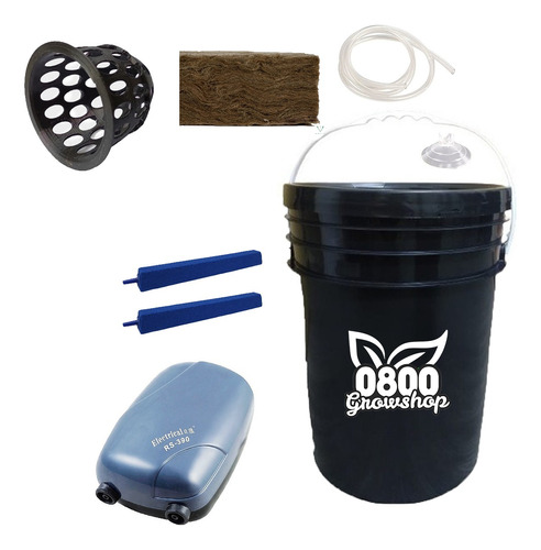 Kit Hidroponia Completo Balde 20l Hidroponico Premium