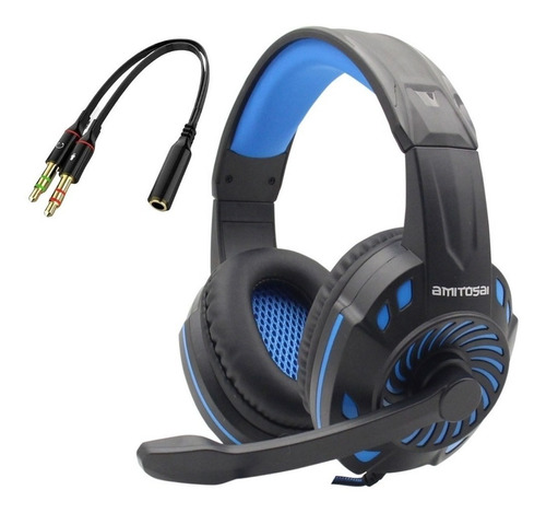 Set Gamer Auriculares Over-ear Envolvente+ Adaptador Audio