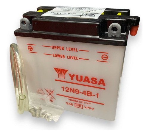 Bateria Moto Yuasa 12n9-4b-1 Rouser 180 220 Hd 254 Vzh Srl