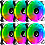 10x Cooler Fan 120mm Dual Led Rgb 12v Aura Sync Rgb Fusion