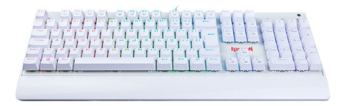 Teclado Gamer Redragon Kala Lunar K557w Qwerty Outemu Mark.ii Diy Red Português Brasil Cor Branco Com Luz Rgb