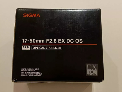Sigma 17-50 2.8 Os Hsm Con Estabilizador Montura Nikon 