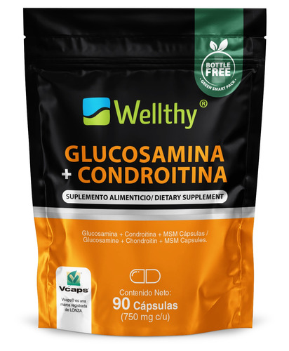 Glucosamina + Condroitina + Msm. 90 Cápsulas Bottle Free