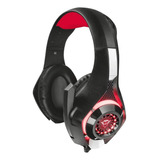 Audífonos Diadema Gamer Trust Gxt 313 Nero Iluminated, Negro