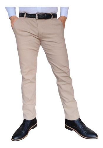 Pantalón En Dril Elastico Para Hombre (tela Premium)