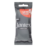 Preservativo Lubrificado Jontex Pacote Leve 8 Pague 6 Unidades