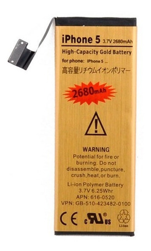 Batería Mayor Duración Compatible Con iPhone 5