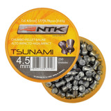 Chumbinho 4.5mm Perfurante Impacto Nautika Tsunami 250un