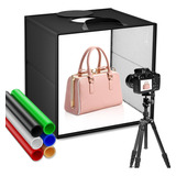 Caja De Luz Cabina Para Fotografia Light Box 60x60 Cm Usb 