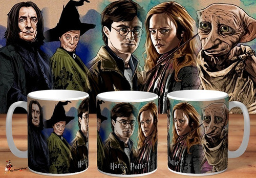 Taza - Tazón De Ceramica Harry Potter 4k Art Deluxe