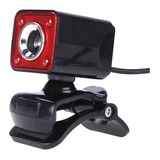Cámara Webcam Hd 4 Luces Led Micro Videoconferencia