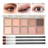 Paleta De Sombras De Ojos De 10 Colores, Paleta De Maquillaj