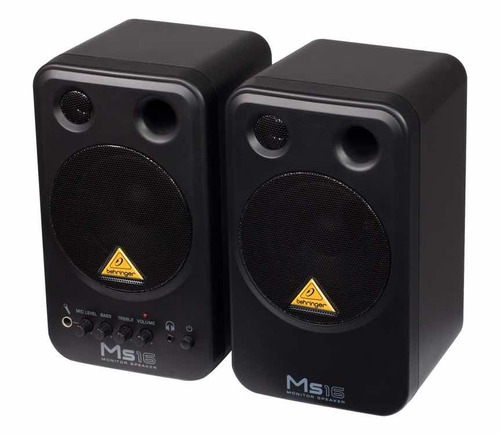 Par Monitores Behringer Ms16 Parlantes Multimedia Ms Monitor