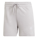 Shorts Essentials Monogram Graphic Felpa Francesa Iv6109 Adi