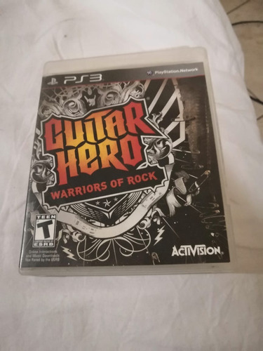 Lote 5 Juegos Guitar Hero Ps3 Usados Warriors+aerosmith+gh3