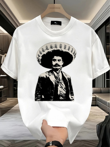 Camisas Para Hombre En Oferta -viva Mexico- Panch Y2k 100% P