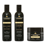 Kit Nutrition Chico Shampoo Balsam Mask Argan La Puissance