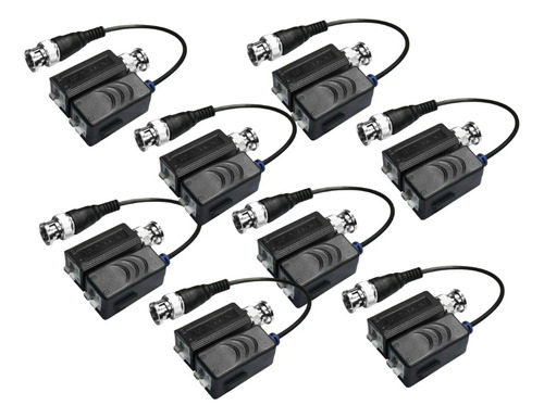 Video Balun Pasivo Par Bnc Pack De 8 Pares