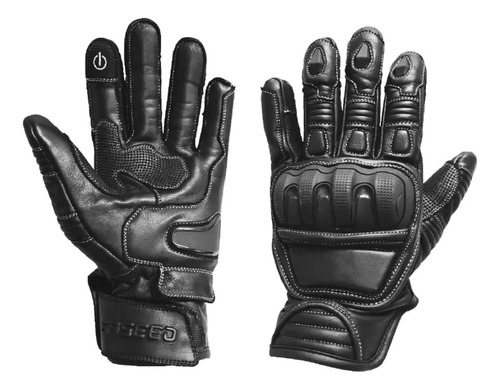 Guantes De Piel Para Moto Faseed Athena