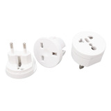 Adaptador Tomada Universal Viagem Internacional 110 3 Ponta