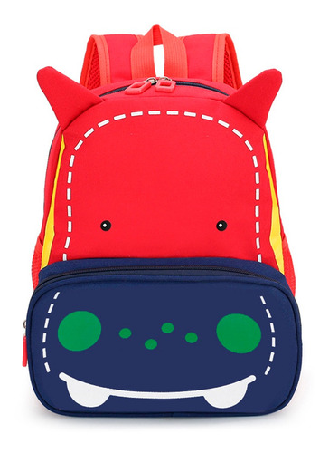 Mochila Para Niños Jardin / Escolar Hipopótamo 35 L