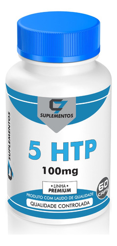 5-htp  - Melhora Do Humor - 60 Cápsulas 100mg