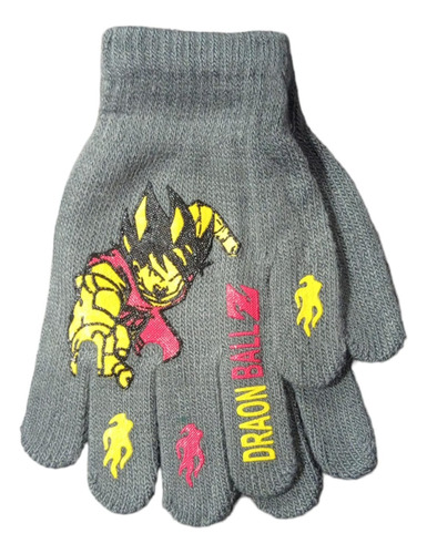 Guantes Infantiles Spiderman Naruto Dragonball Sonic Huggy