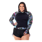 Conjunto Feminino Proteção Solar Fps50+ Kalini Beachwear