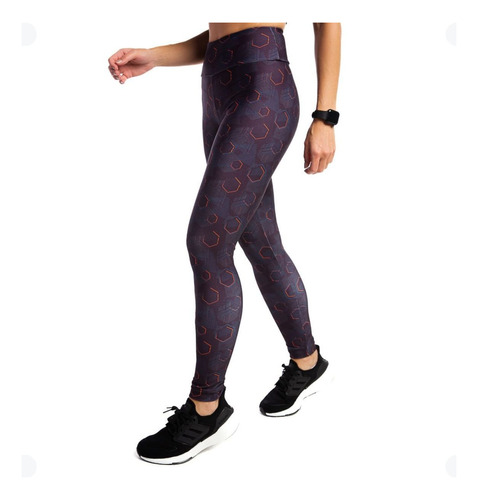 Calça Legging Feminina Estampada Cintura Alta Academia