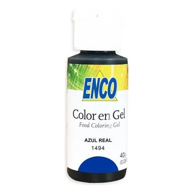 Colorante En Gel Enco 40g 1.4oz Tonos Azules Reposteria Tono Azul Real | MercadoLibre