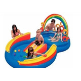 Piscina Infantil Intex 57453 Playground Arco Iris 201 Litros