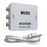 Adaptador Convertidor Av A Hdmi Av2hdmi Audio Video