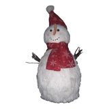 Enfeite Decoração Natalina Natal Boneco De Neve Espuma 47 Cm