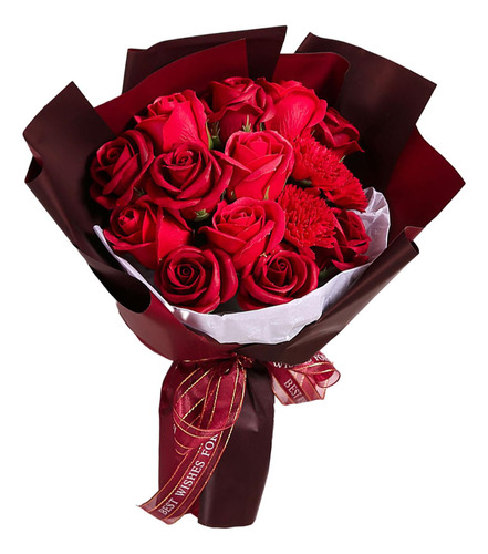 Ramo De Flores Jabón Para El Día De San Valentín , Jabón