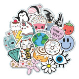 Calcos Stickers Vinilo Termo - Kawaii