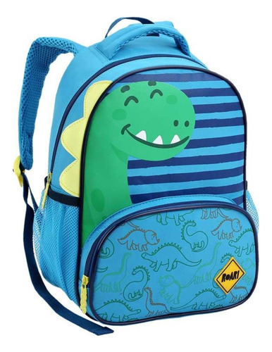 Mochila Infantil Creche Passeio Pre-escola Masculina Dino