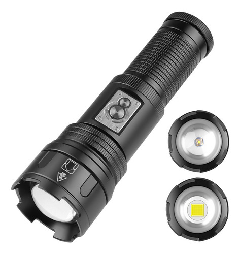 Linterna Láser Led Hunting Zoom De 30 W Con Luz Cob