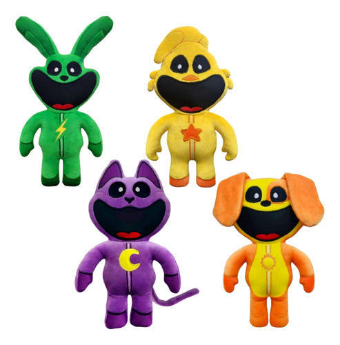 Peluche Catnap, Dogday, Hoppy Y Kickin, Smilling Critters X4