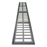 Ralo Linear Pluvial Alumínio Grelha C/ Suporte 15x100 - 7,5m