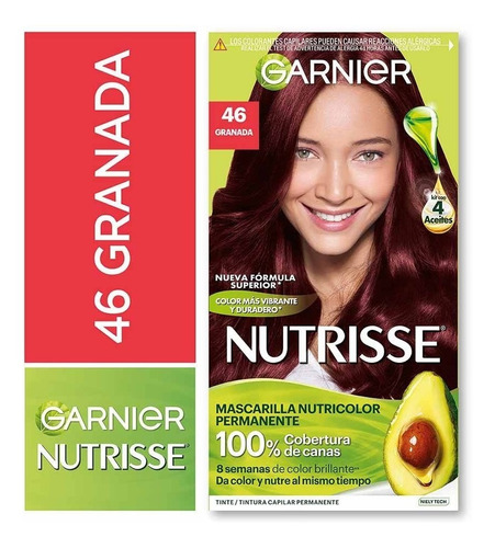 Garnier Nutrisse: Kit Completo Tintura Permanente X 45g