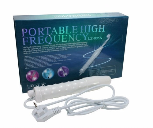 Alta Frecuencia Portátil Facial Y Corporal 4 Electrodos