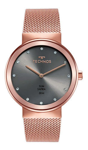Relógio Technos Feminino Classic Slim 1l22wn/1c